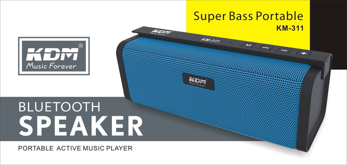 kdm bluetooth speaker 311