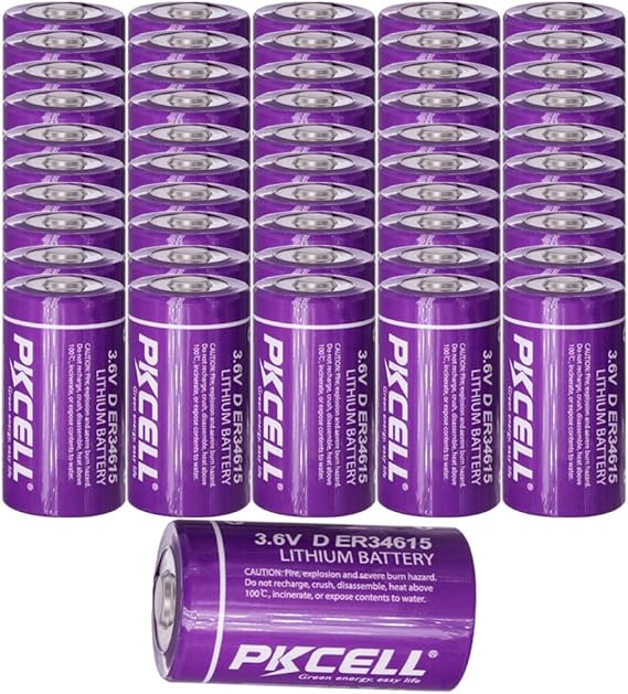 D Cell Battery 3.6V Lithium Battery ER34615 19000mAh Counts