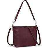 befen Genuine Leather Purse for Women Soft Crossbody Purse Hobo Bag Women's Shoulder bag Handbags with 2 Removable Straps