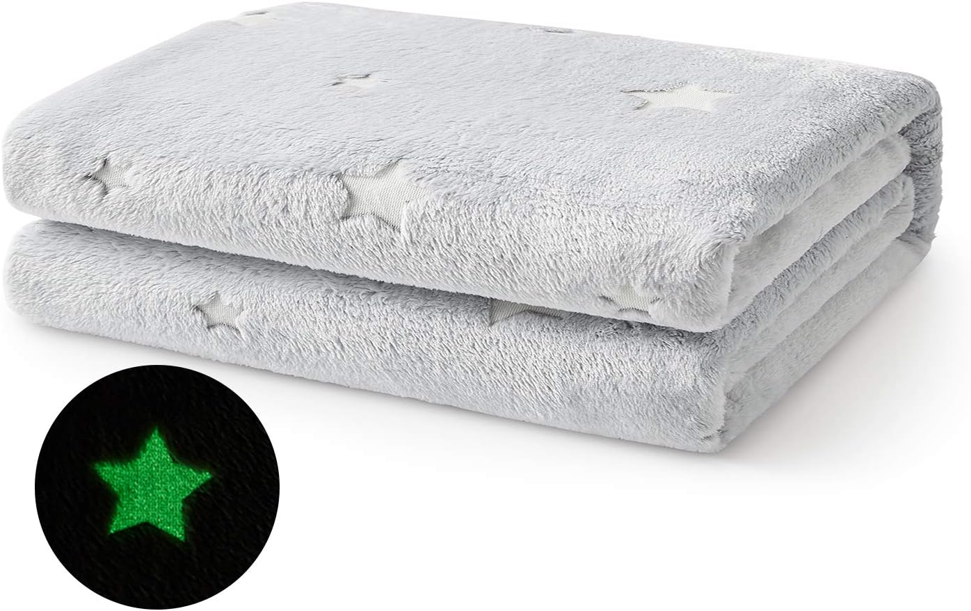 YnM Luminous Glow in The Dark Duvet Cover for Weighted Blanket(Little