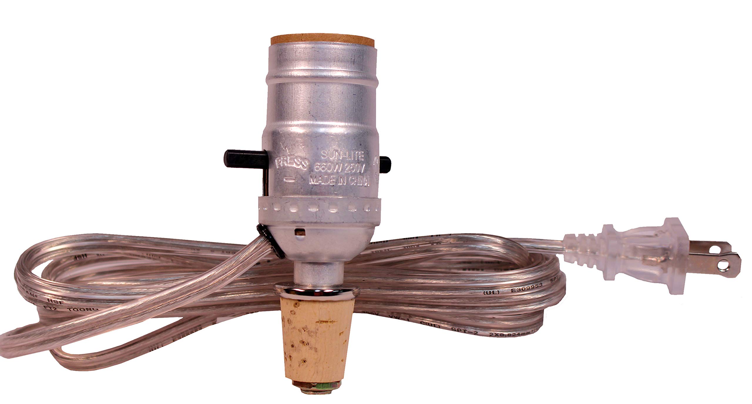 Amazon Com Diy Bottle Lamp Kit Make A Wine Bottle Lamp