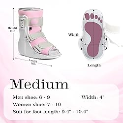 Jewlri Walking Boot for Broken Foot, Air Cam Walker