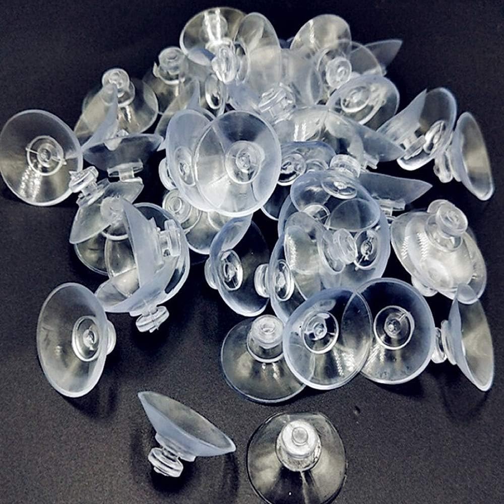 IETONE 50Pcs/Pack Suction Cup Transparent Wall Hooks Hanger Kitchen Bathroom Suction Cup Suckers for Window Wall Hook Hanger