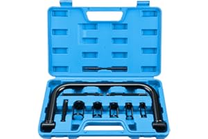 8MILELAKE Valve Spring Compressor Auto Valve Spring Removal Tool with a C Clamp 10 Pieces Valve Spring Clamp Tool Service Kit