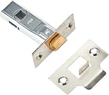 Carlisle Brass TL2/BP Tubular Mortice Latch NP Polished Nickel 2.5 Inch view 1