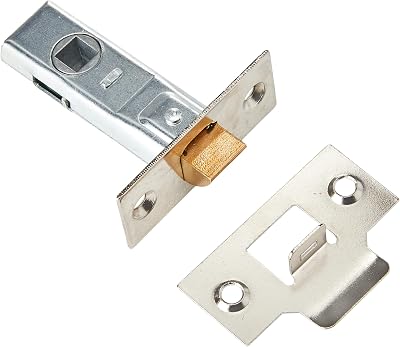 Carlisle Brass TL2/BP Tubular Mortice Latch NP Polished Nickel 2.5 Inch