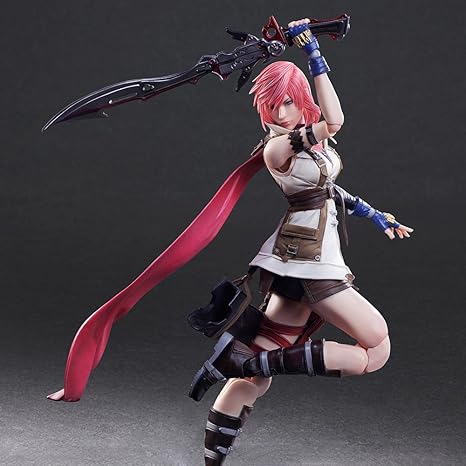 dissidia final fantasy play arts kai lightning