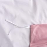 Loussiesd Ruffle Bedding Set Pink Microfiber Duvet Cover 2Pcs 3 Sizes view 7