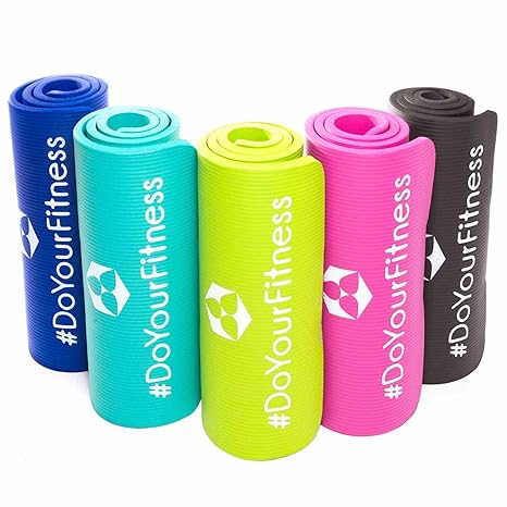 Fitnessmatte ideal für Pilates Gymnastik Heimsport und Yoga ab 0,8cm Dicke bis 2cm / Maße 183x61 bzw 190x100 Yogamatte Sportm