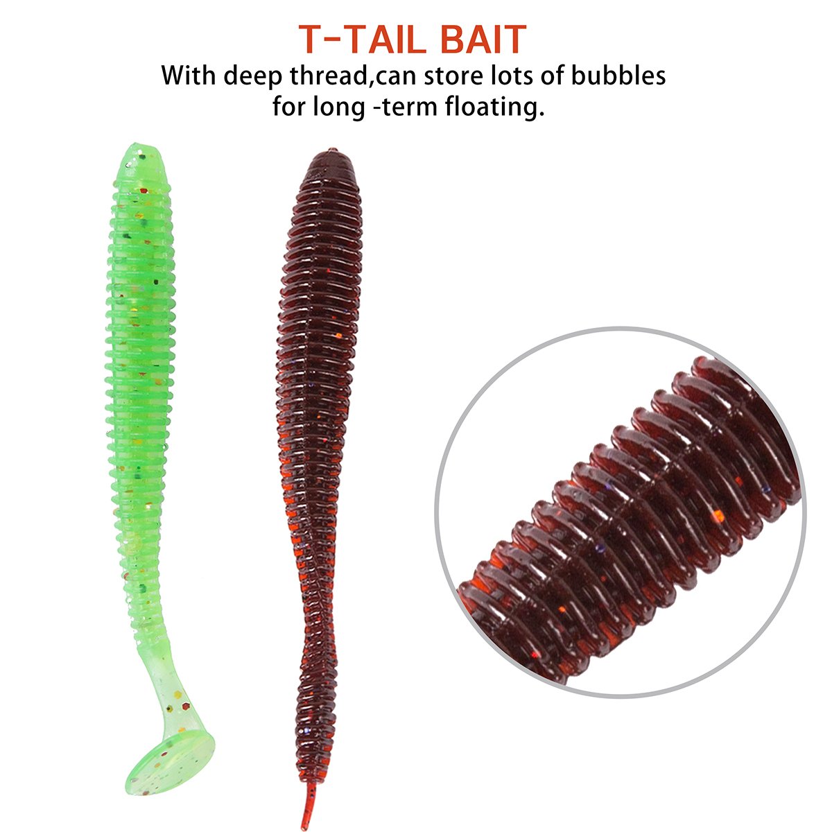 Lureshine 99pcs Fishing Lure Kit Set Including Soft Fishing Bait Artificial Plastic Worm Lures Jig Head Tackle Hooks Swimbait Leader Grub for Saltwater Freshwater Bass Trout Salmon with Tackle Box