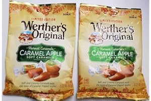 Werther's Original Harvest Caramels - Caramel Apple soft caramels, LIMITED EDITION, 2 packs