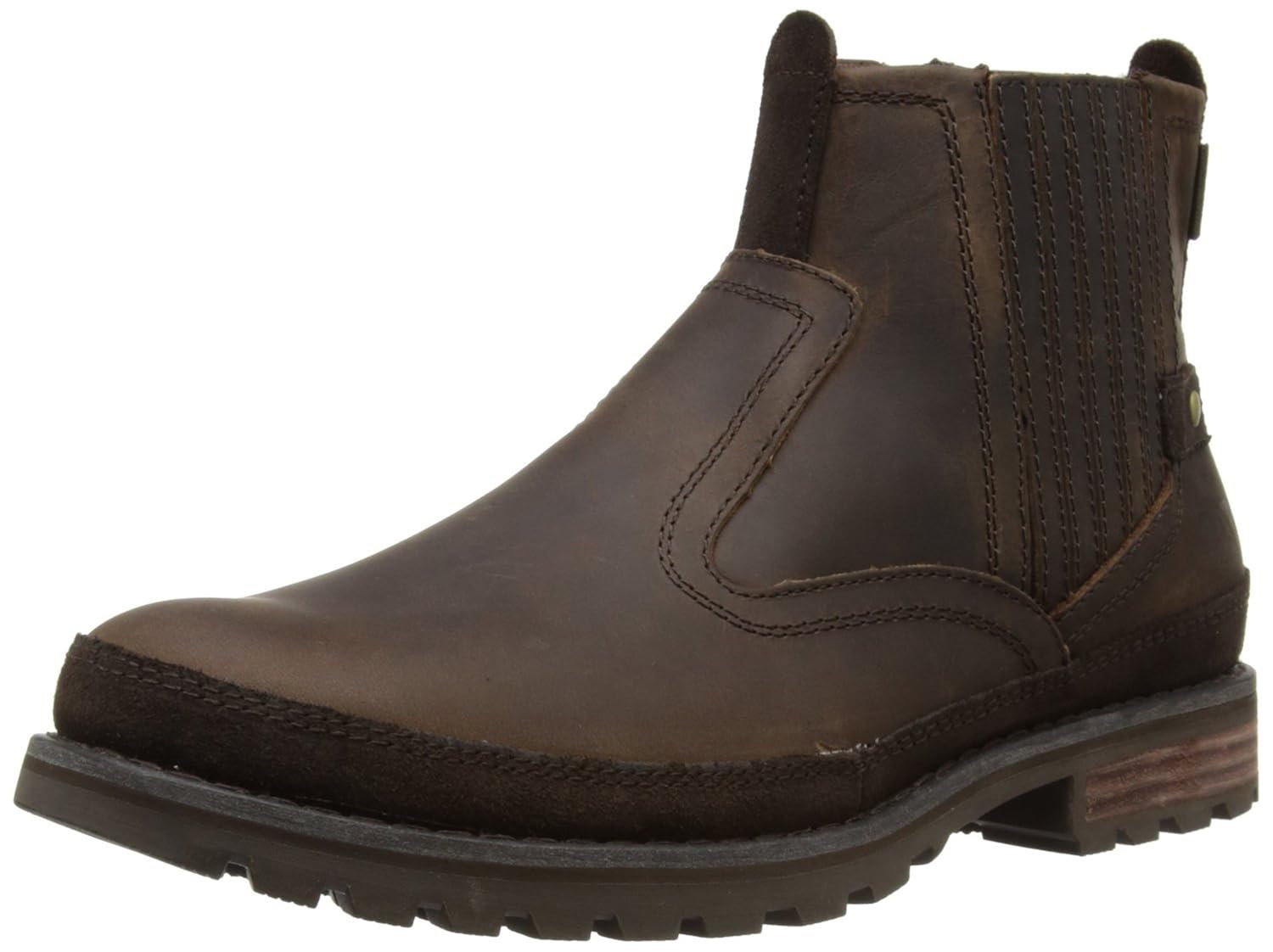 New Caterpillar Rivingston Boots Genuine Chelsea Mens Leather Boots