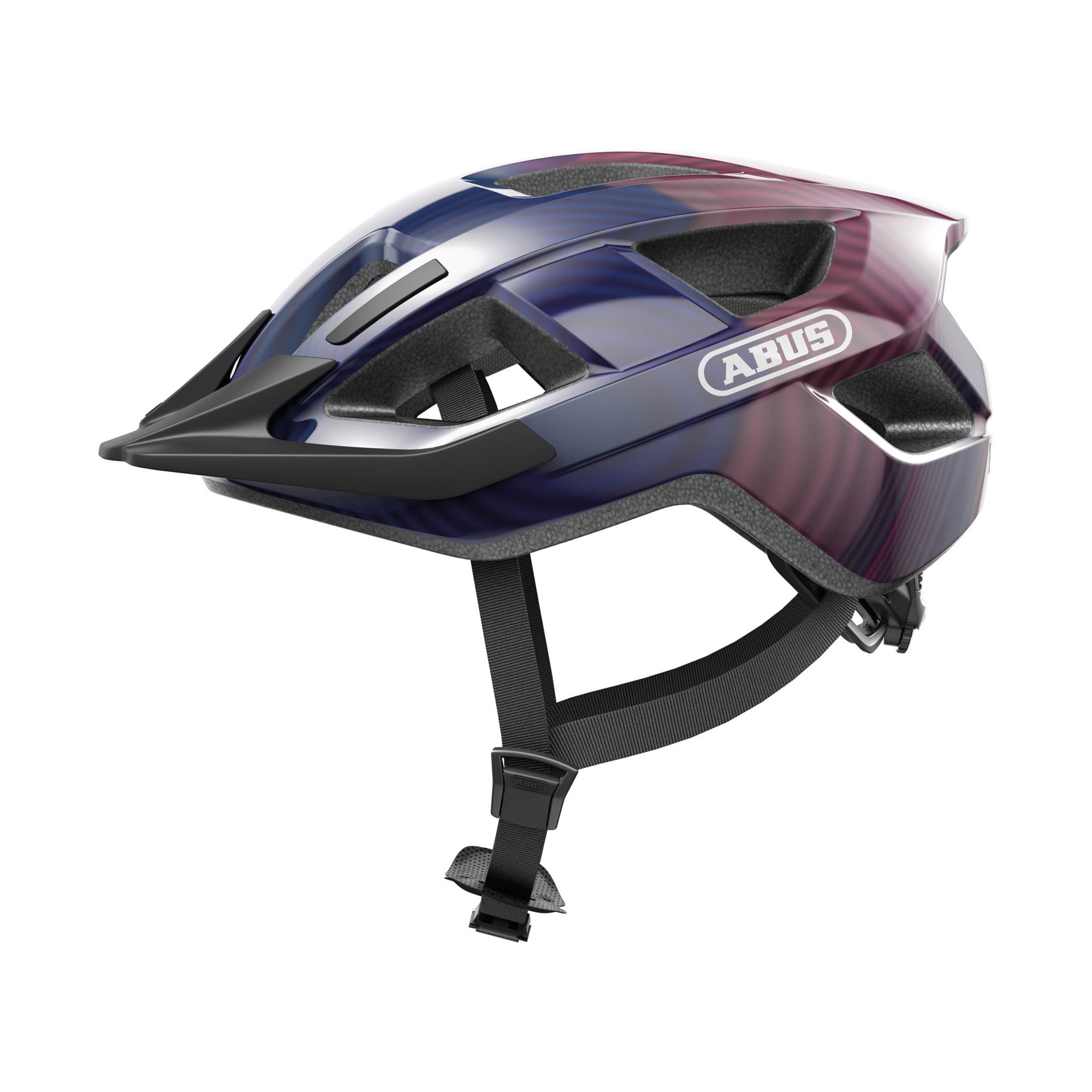 ABUS Aduro 3.0 City Bike Helmet - Sporty Helmet in Stylish Design for Everyday Riding and Touring - For Men and Women - Purple, Size S