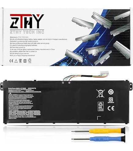 Batteria FlyZythrol 37Wh Per Acer Aspire 1/3/5 E ES1-523 – AP16M5J, 7.4V Li-ion, 5000mAh, Compatibilità Garantita