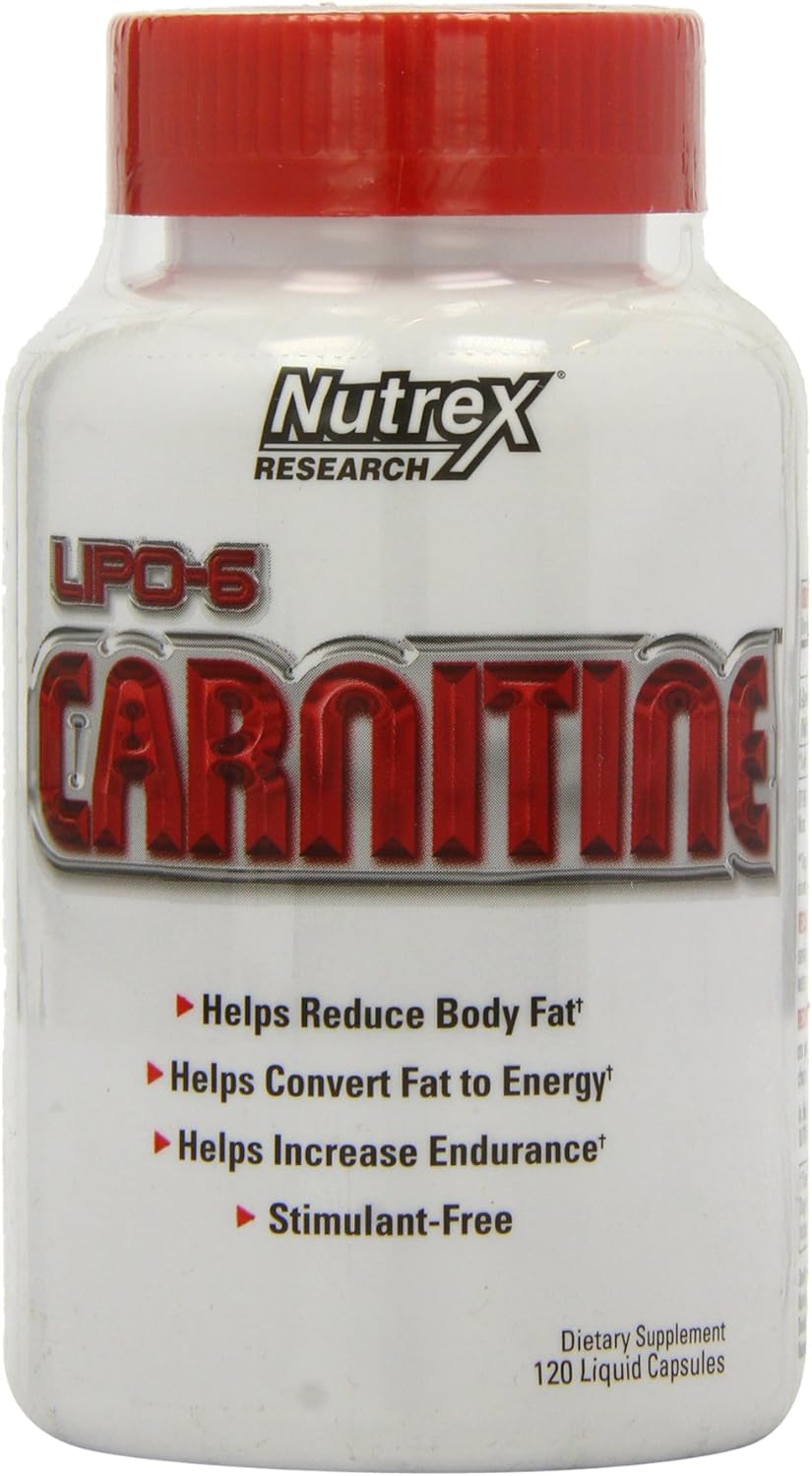 Nutrex Lipo 6 Carnitine, Liquid Capsules, 120 Count: Health & Personal Care
