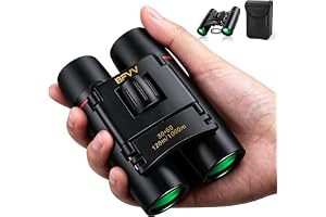 BFVV 30x60 Compact Foldable Binoculars for Adults Kids, High Powered | Lightweight Easy Focus Mini Binoculars for Bird Watchi