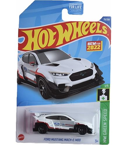 Hot Wheels Ford Mustang Mach-E 1400 – HW Drag Strip 2/10 – Kurzcard, Blau, Mattel 2023, Nicht-Spielzeug