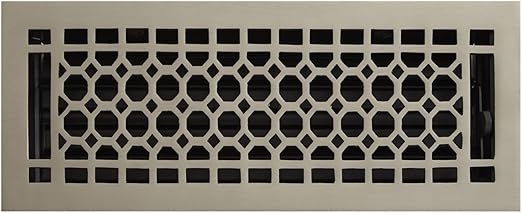 Naiture 2 1 4 X 10 Brass Floor Register Honeycomb Style In