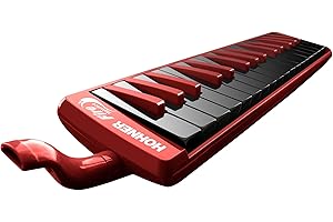 Hohner 32F 32-Key Piano-Style Fire Melodica, Red
