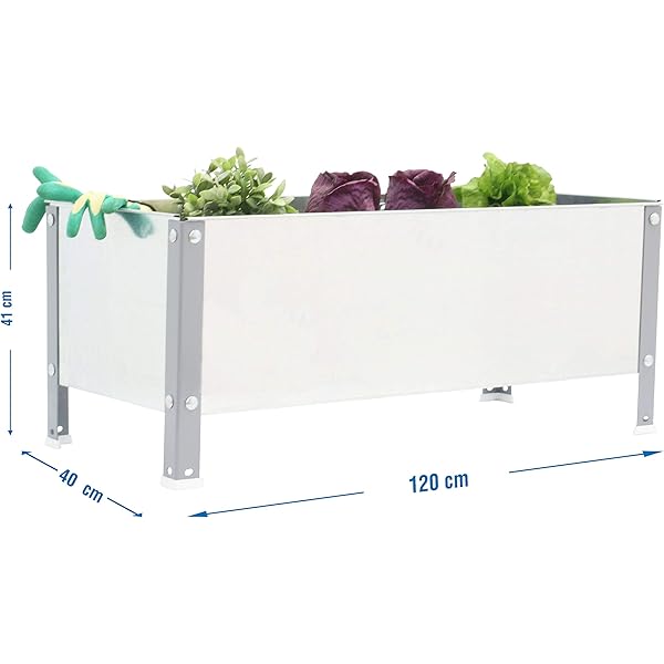 Huerto urbano Urban garden Gris/Galvanizado Simonrack 410x1200x400 ...