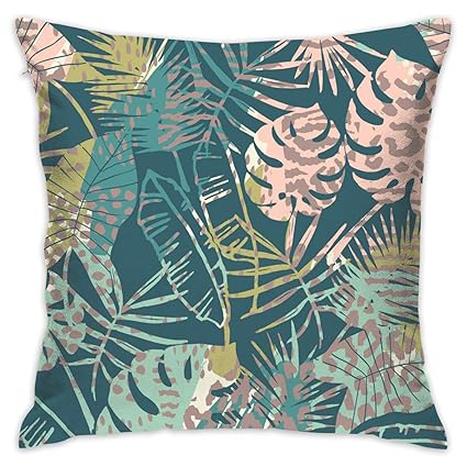 Amazon Com Throw Pillow Cover Trendy Exotic Palm Decorative