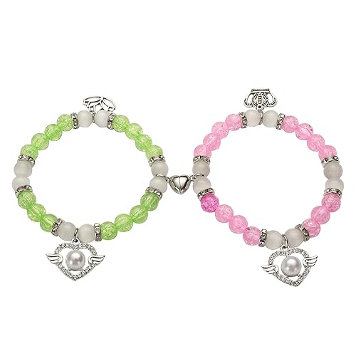 Tiana-Charlotte Magnetic Best Friend Bracelets Matching BFF