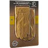 Plainsman Leather Gloves - 2 Pair - Medium