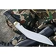 10.5" Jungle Training Kukri - Nepalese Khukuri - Standard Size Official Issued Blade - EGKH Factory Outlet in Nepal - Ready to use Outdoor Knives - Balance water tempered - High Carbon Steel