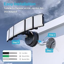 Olafus 130W Flood Light Outdoor, Switch Controlled