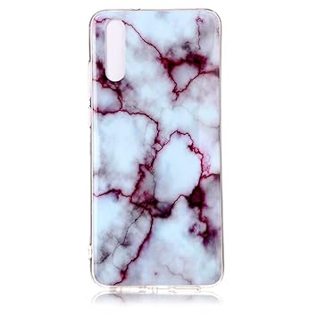 Lomogo Huawei P20 Case Soft Silicon Case Shockproof Anti-Scratch Marble Case Cover for Huawei P20 - LOYHU20943 L11