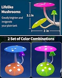 Uniclife Betta Mushroom Hammock Soft Aquarium Rest