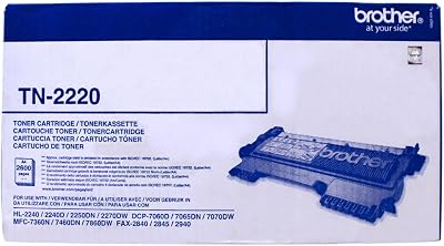Brother TN2220 Black Toner Cartridge - 2600 Pages - for Brother 2240 2270DW