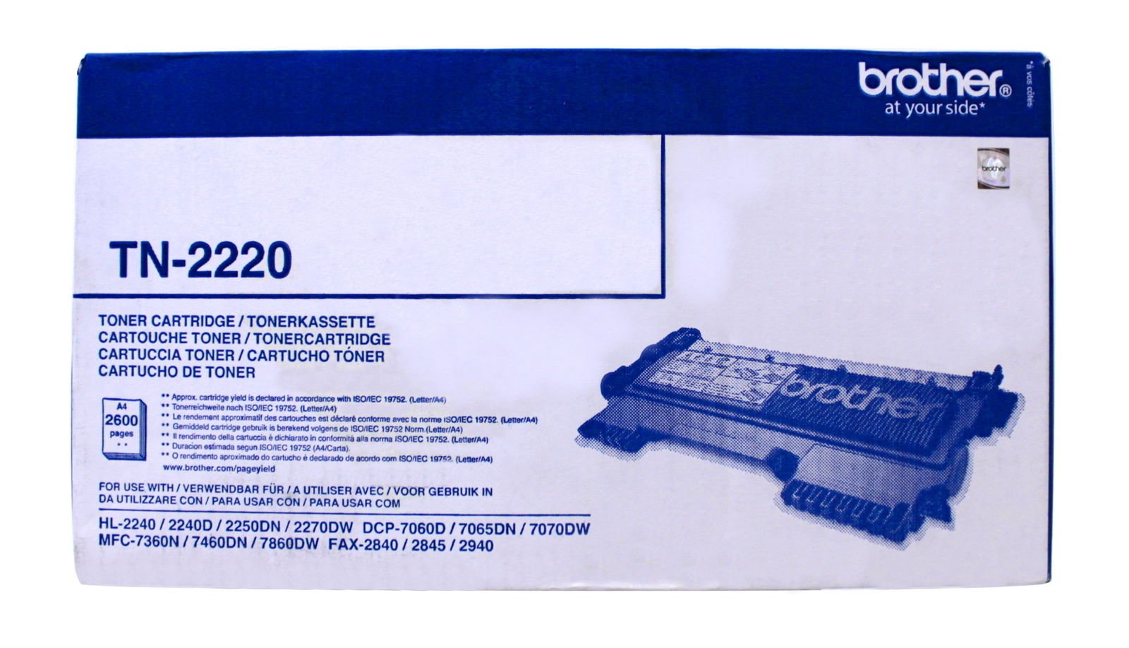 Brother Original TN2220 Black Toner