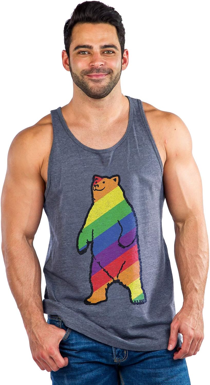 Loud and Funny Tank Tops for Pride, Festivals and Summer - Men's Cut: Clothing
