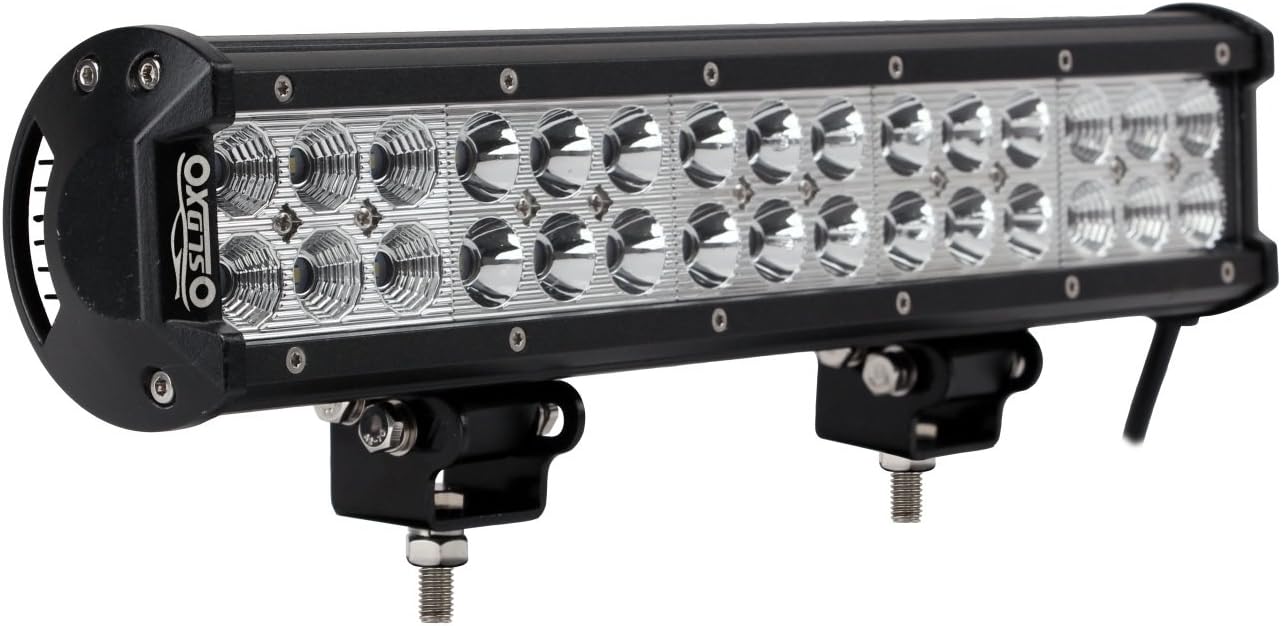 SLDX 90W 14inch CREE LED Light Bar Flood Spot Combo Beam for Jeep Truck Offroad 12V 2 Years Warranty