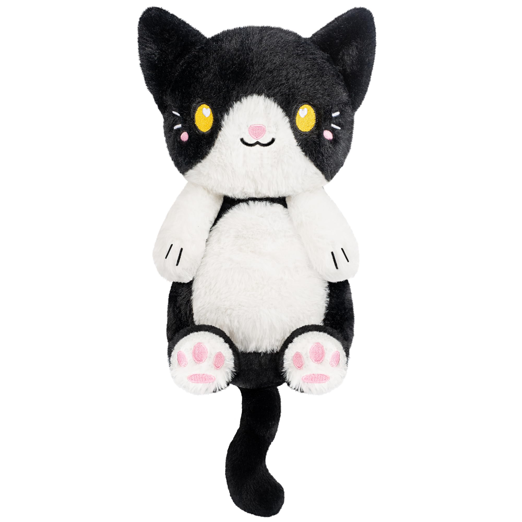 Photo 1 of Tuxedo Cat Microwavable 1.5 lbs Unscented Heating Pad for Women and Kids- Cute Soft Cozy Pillow Plush Heatable Warm Stuffed Animals - Kawaii Hot and Cold Plushie - Tuxedo Cat Gifts for Girls and Women