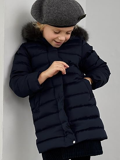 Amazon ユナイテッドアローズ グリーンレーベル リラクシング United Arrows Green Label Relaxing キッズ ガールズ ロングダウン コート 7995 Navy 79 135 コート ジャケット 通販