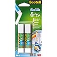 Scotch Permanent Glue Stick Solvent-Free, 2 Sticks, 8 g per Stick - Water-Based Strong-Hold Adhesive Stick for Arts & Crafts