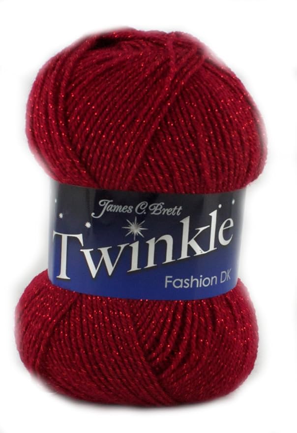 Twinkle Fashion DK Double Knitting Wool 100g Ball Glittery Fashion Yarn