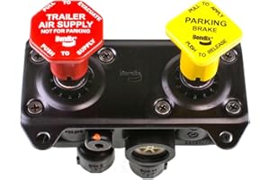 WORLD AMERICAN GENUINE BENDIX MV3 DASH VALVE - MV-3 - TRAILER PARKING BRAKE - 800516 065167