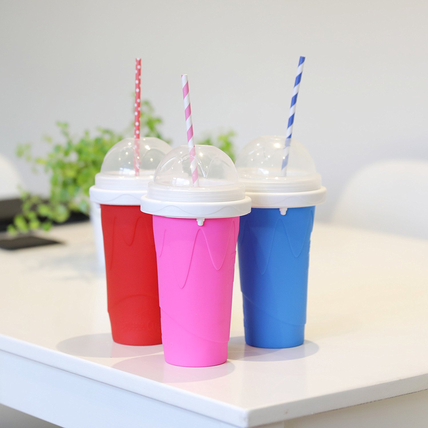 Slush Cup Squeeze Cup Chilled Slushy Maker Slushy Factory Iced Drink