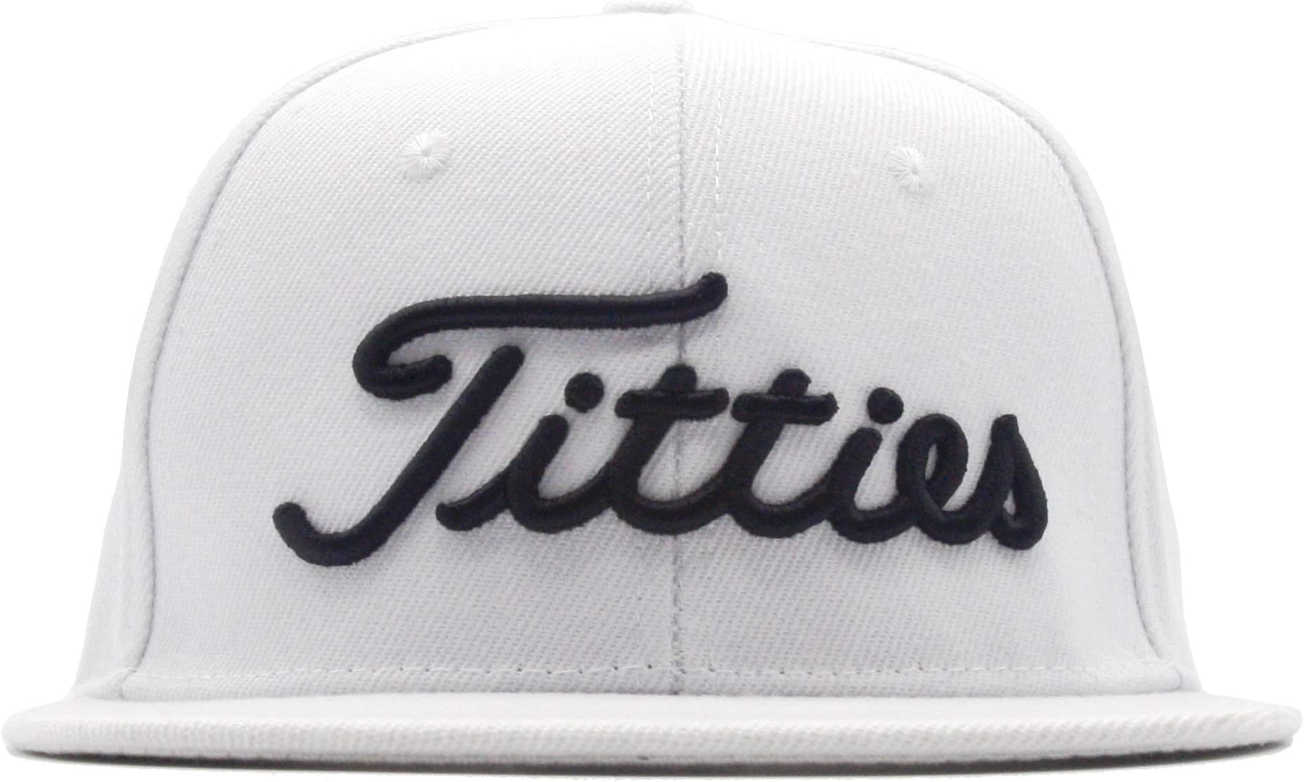 Power Caps Titties 3D Golf Hat Snapback Cap PGA Flat Bill Brim