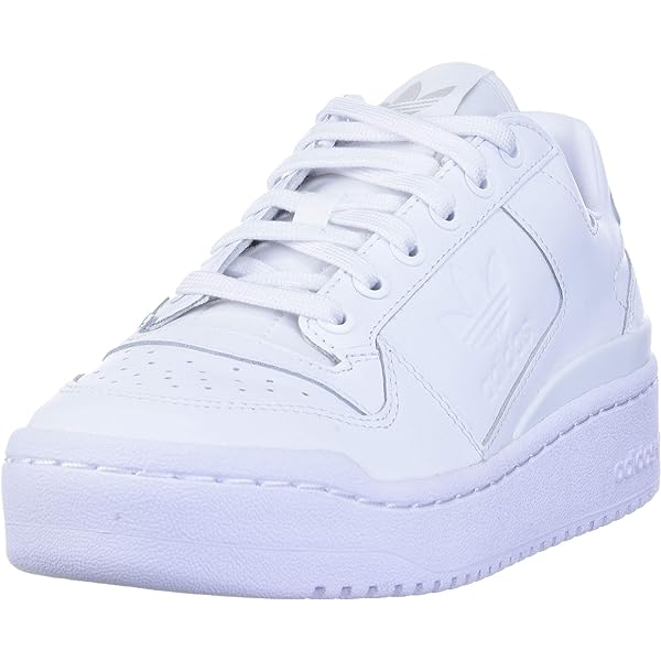 Amazon.com | adidas Originals Womens Forum Bold W Parley Sneakers, Chalk  White/Chalk White/Almost Pink, 6 | Fashion Sneakers