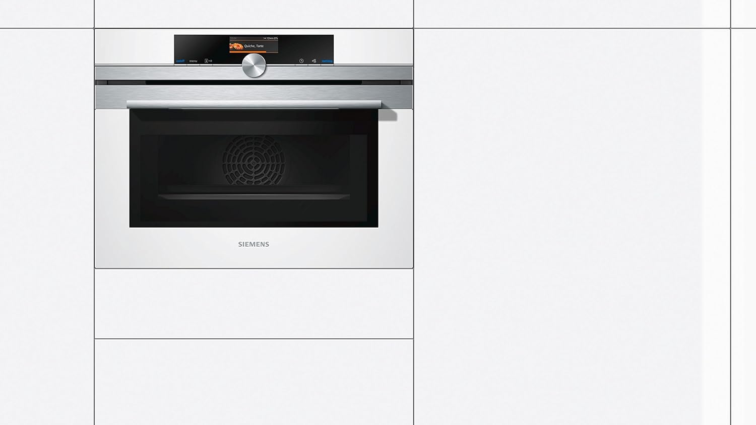 Siemens CM636GBW1 - Horno (Medio, Horno eléctrico, 45 L, 1000 W ...