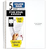 Five Star Spiral Notebook + Study App, 5