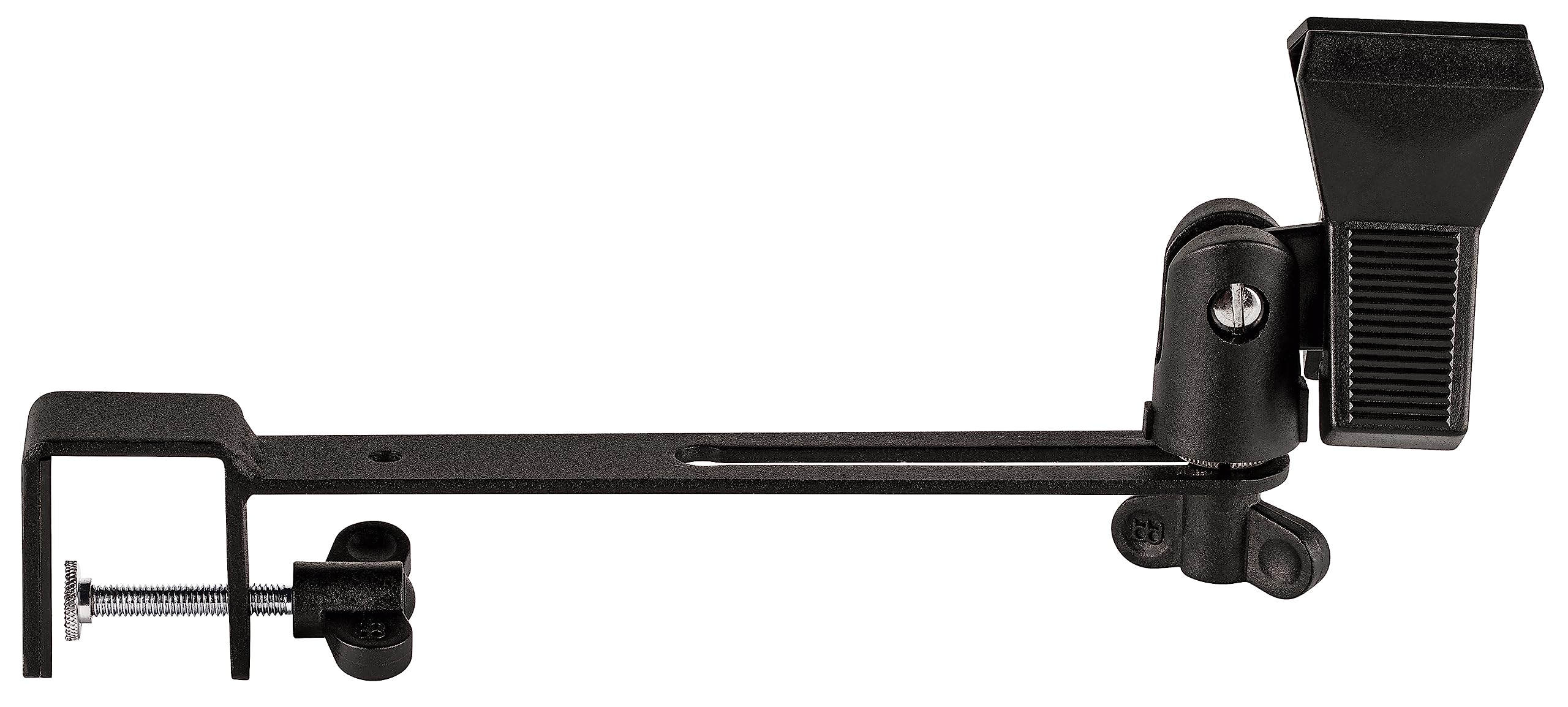 Meinl Percussion Microphone Cajon Clamp - Clamp for Cajon Microphone - Fits Standard Soundhole Cajon - Adjustable - Steel, Black (MPMCC)