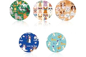 25pcs Sensor Covers Patches for Libre 2/3, Cute Pet Dog Design Breathable Monitor Adhesive Plus Patches Stickers Waterproof &