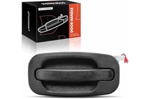 A-Premium Rear Left Driver Side Exterior Door Handle - Compatible with Chevy Silverado 2001-2007, Tahoe, Avalanche, Suburban 