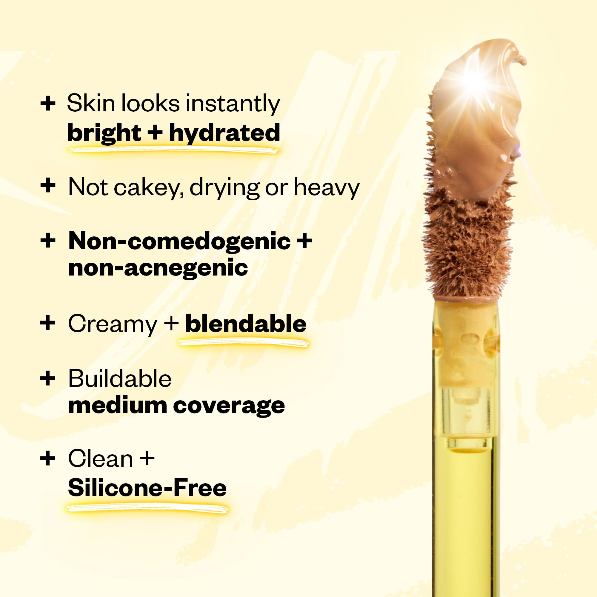 Kosas Revealer Concealer - Medium Coverage Makeup with Hyaluronic Acid, Conceals Dark Circles Under Eyes, Dark Spots and Blemishes + Brightens, Hydrates, Long-Lasting & Vegan, (Tone 04 N)