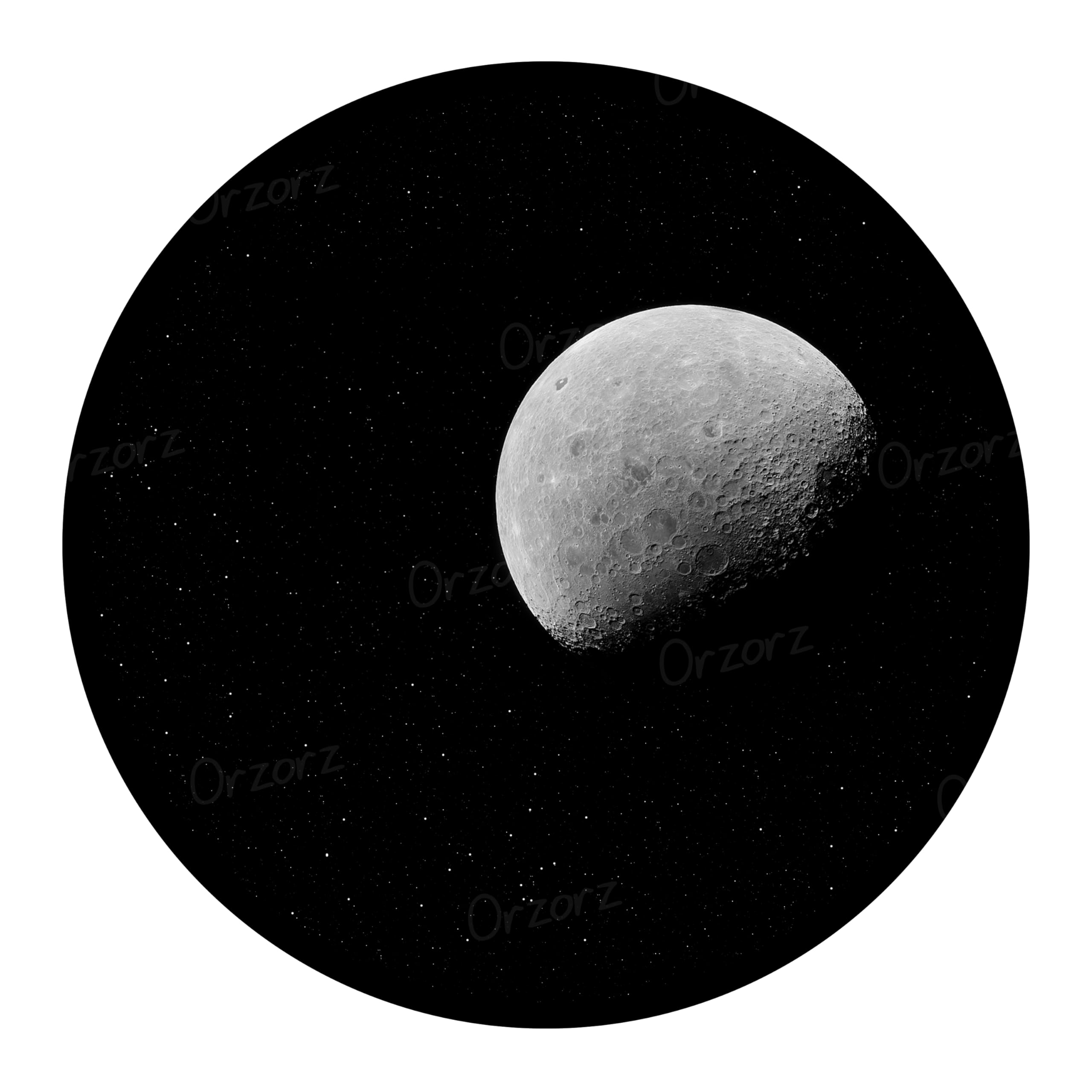 Photo 1 of Orzorz Slide Discs Galaxy Night Light Plus Home Planetarium Projector (Work Star Projector Plus) (Moon)